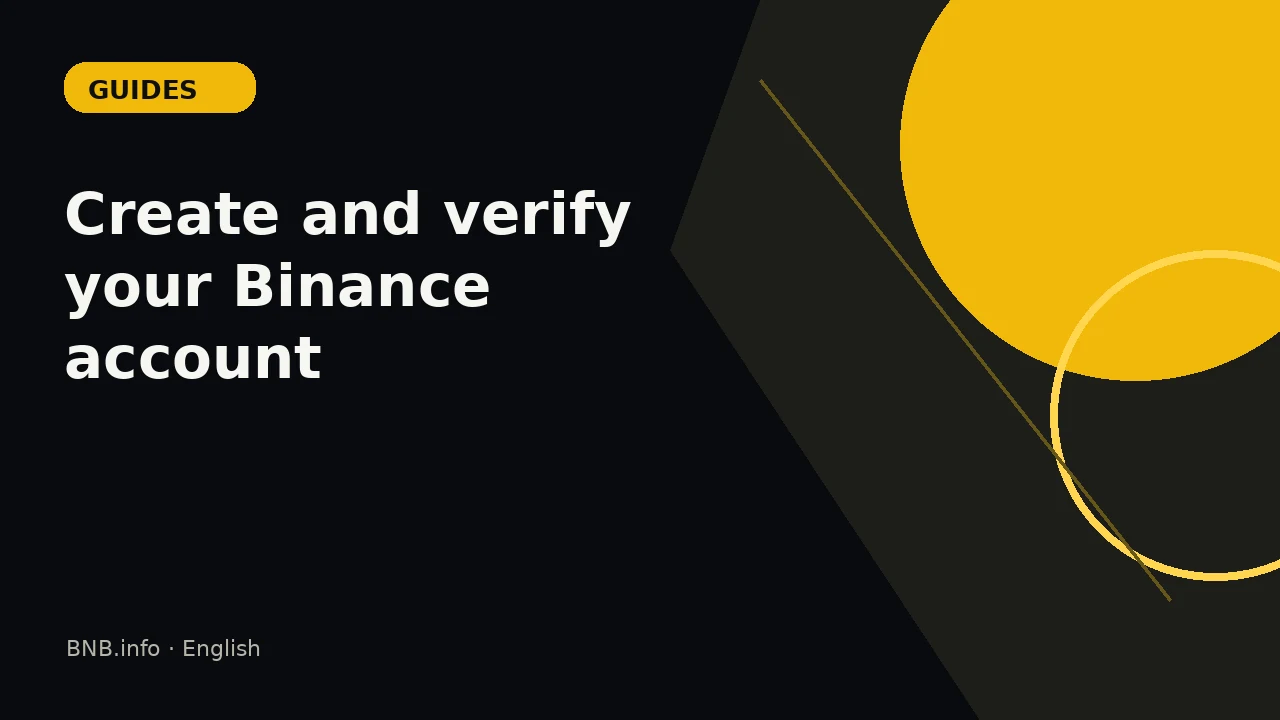 Crear y verificar tu cuenta de Binance