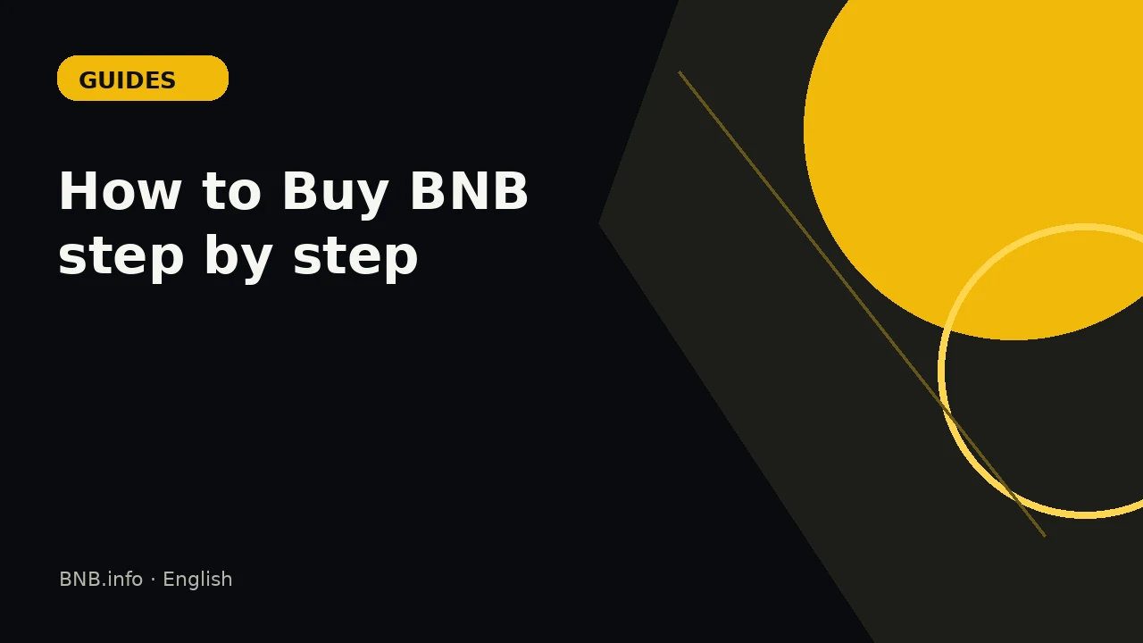 Cómo comprar BNB paso a paso